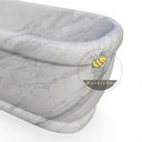Marble bathtub in Volakas Marble - Image 5