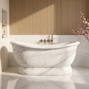 Marble bathtub in Volakas Marble - Image 4