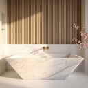 Marble bathtub in Volakas Marble - Image 1