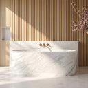 Marble bathtub in Volakas Marble - Image 5