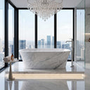 Marble bathtub in Volakas Marble - Image 4