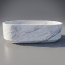 Marble bathtub in Volakas Marble - Image 1