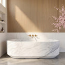 Marble bathtub in Volakas Marble - Image 2