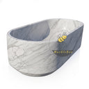 Marble bathtub in Volakas Marble - Image 6