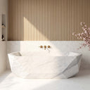 Marble bathtub in Volakas Marble - Image 3