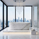 Marble bathtub in Volakas Marble - Image 2