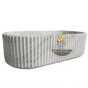 Marble bathtub in Volakas Marble - Image 4