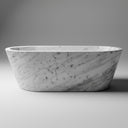 Marble bathtub in Carrara White - Image 2