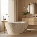 Marble bathtub in Carrara White - Image 3