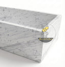 Marble bathtub in Carrara White - Image 4