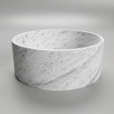 Marble bathtub in Carrara White - Image 2