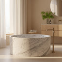 Marble bathtub in Carrara White - Image 4