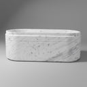 Marble bathtub in Carrara White - Image 1