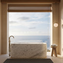 Marble bathtub in Carrara White - Image 5