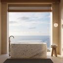 Marble bathtub in Carrara White - Image 5