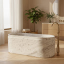 Marble bathtub in Carrara White - Image 2