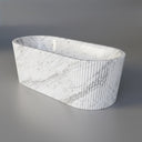 Marble bathtub in Carrara White - Image 1