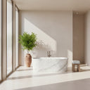 Marble bathtub in Carrara White - Image 3