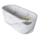 Marble bathtub in Carrara White - Image 5