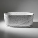 Marble bathtub in Carrara White - Image 2