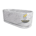 Marble bathtub in Carrara White - Image 5