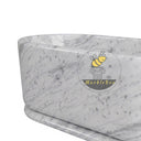 Marble bathtub in Carrara White - Image 4