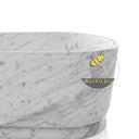 Marble bathtub in Carrara White - Image 3