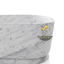 Marble bathtub in Carrara White - Image 3