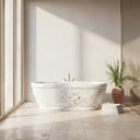 Marble bathtub in Carrara White - Image 3