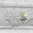 Marble bathtub in Carrara White - Image 8