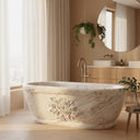 Marble bathtub in Carrara White - Image 1