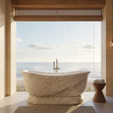 Marble bathtub in Carrara White - Image 1