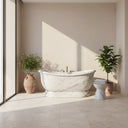 Marble bathtub in Carrara White - Image 7