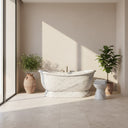 Marble bathtub in Carrara White - Image 7