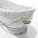 Marble bathtub in Carrara White - Image 8