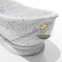 Marble bathtub in Carrara White - Image 8