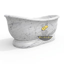 Marble bathtub in Carrara White - Image 9
