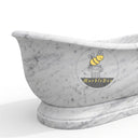 Marble bathtub in Carrara White - Image 3