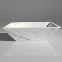 Marble bathtub in Carrara White - Image 2