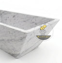 Marble bathtub in Carrara White - Image 5