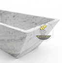 Marble bathtub in Carrara White - Image 5
