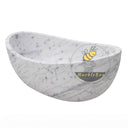Marble bathtub in Carrara White - Image 4