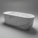 Marble bathtub in Carrara White - Image 2