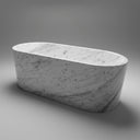 Marble bathtub in Carrara White - Image 2
