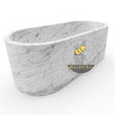 Marble bathtub in Carrara White - Image 6