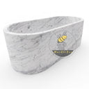 Marble bathtub in Carrara White - Image 6