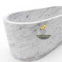 Marble bathtub in Carrara White - Image 3