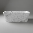 Marble bathtub in Carrara White - Image 1