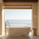Marble bathtub in Carrara White - Image 2