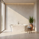 Marble bathtub in Carrara White - Image 5